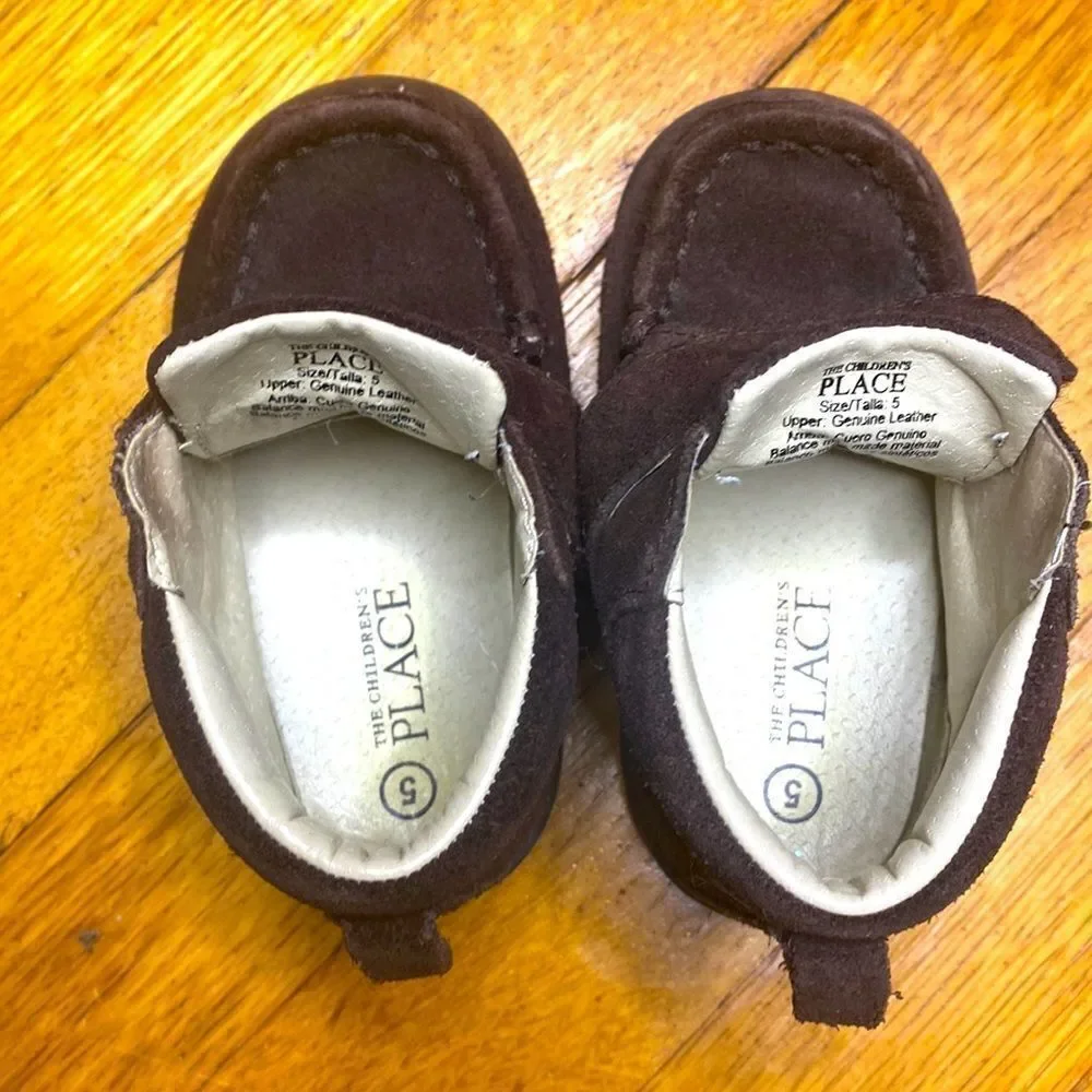 3/$15 Brown Swede/Genuine Leather Shoes